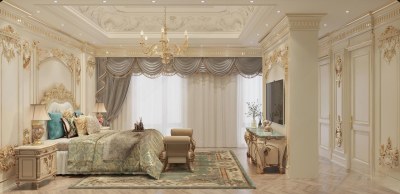 欧式古典家居卧室3D模型下载